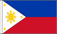Philippines Hand Waving Flags